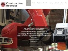 Tablet Screenshot of construction-robotics.com